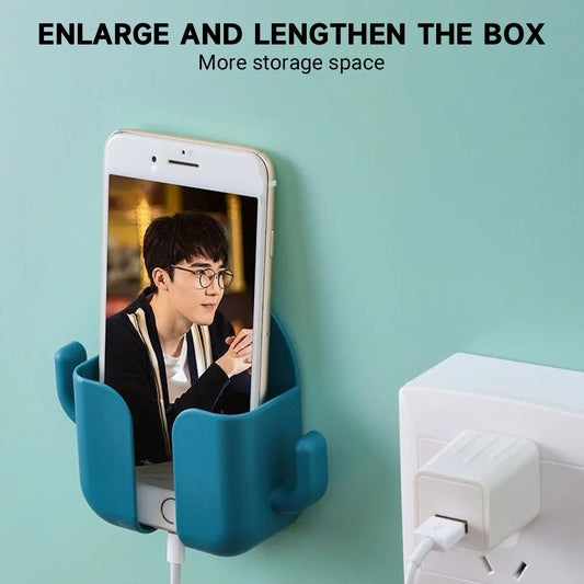 Support Mural Adhésif Multi-Usage – Rangement Téléphone & Accessoires sans Perçage