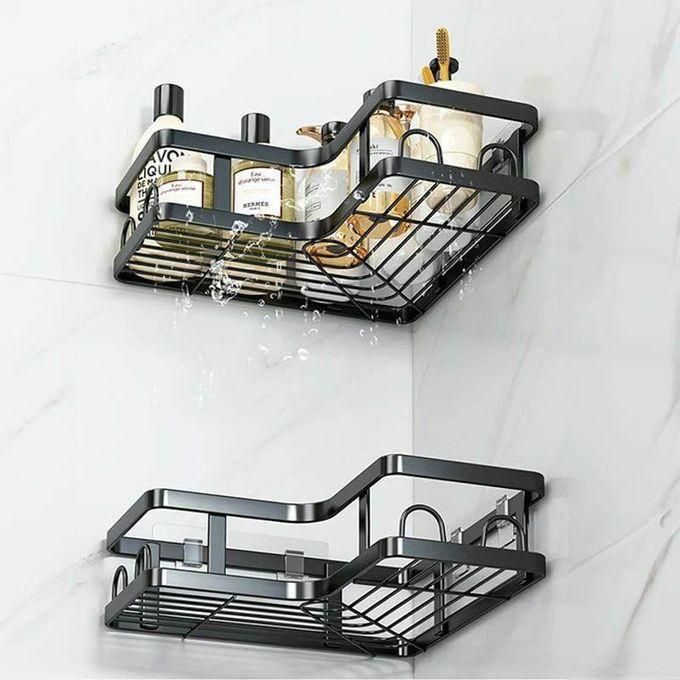 Étagère de Douche – Rangement Élégant Sans Perçage