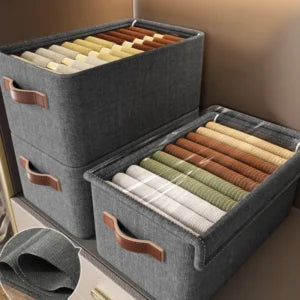 Boîte de Rangement Pliable avec Fenêtre Transparente – 47 x 28 x 20 cm