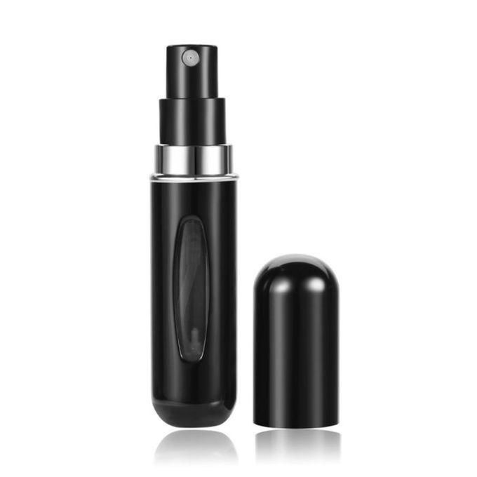Mini bouteille de parfum vide rechargeable portable vaporisateur Noir