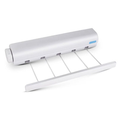 Sèche Linge Mural à 5 Cordes Extensible, Porte-vêtements rétractable, porte-serviettes