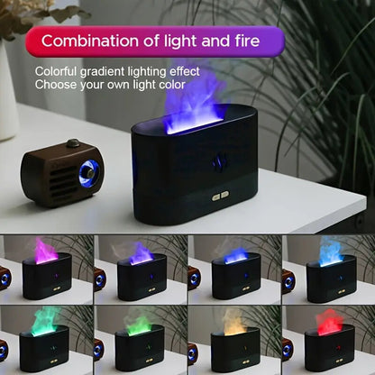Diffuseur d’Huiles Essentielles Effet Flamme – Ambiance Relaxante & Aromathérapie