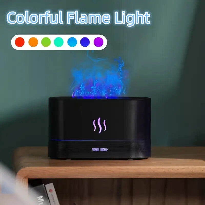Diffuseur d’Huiles Essentielles Effet Flamme – Ambiance Relaxante & Aromathérapie