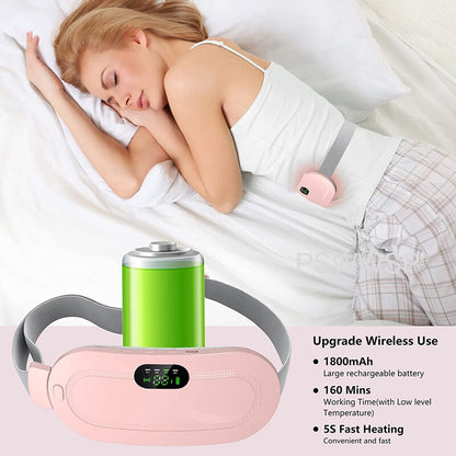 Ceinture chauffant massante pour soulagement douleurs des régles
