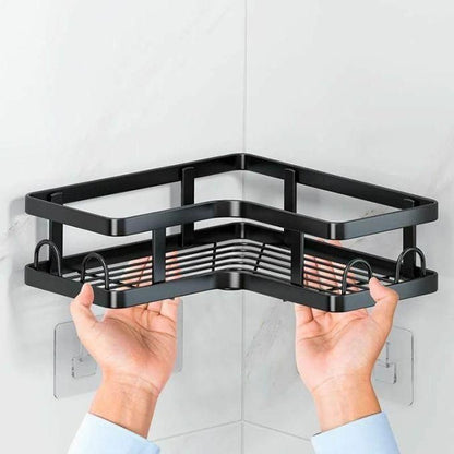 Étagère de Douche – Rangement Élégant Sans Perçage