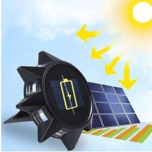 Balise Solaire LED Extérieure – Éclairage Automatique à Énergie Solaire, Étanche et Résistante