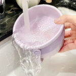 Seau Nettoyant Pliable pour Pinceaux de Maquillage – Compact, Astucieux et Multifonction