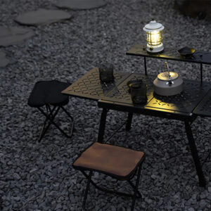 Tabouret pliant de camping ultra-compact – Léger, solide & transportable