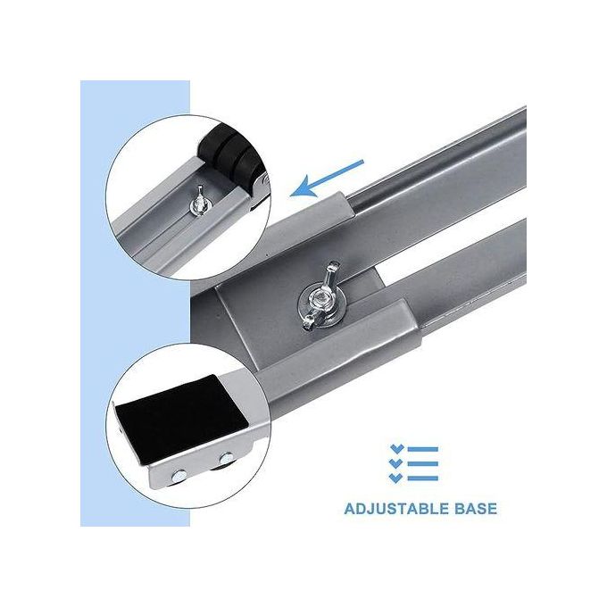 Support à roulettes extensible et réglable pour appareils électroménagers, base de chariot mobile avec télescopique, base de machine à laver pour réfrigérateurs