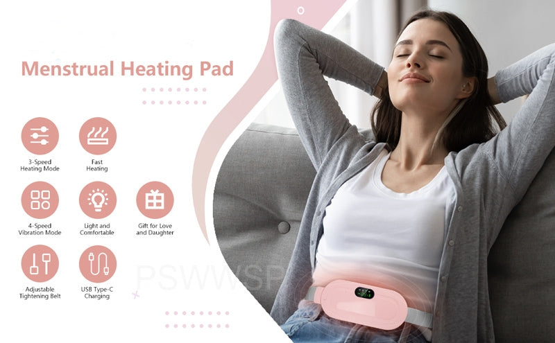 Ceinture chauffant massante pour soulagement douleurs des régles
