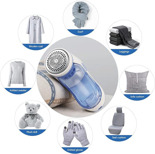 Rasoir Anti-Bouloche Électrique – Éliminateur de Peluches pour Vêtements, Canapés et Tissus