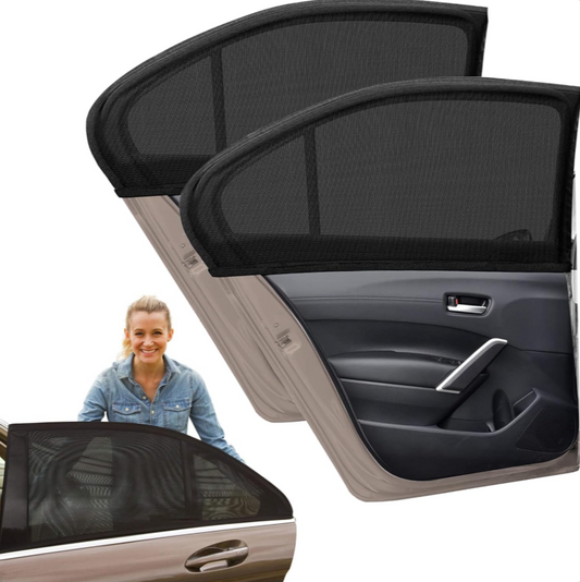 Lot de 2 Pare-Soleil Voiture Universels – Protection Solaire, Anti-UV & Anti-Insectes