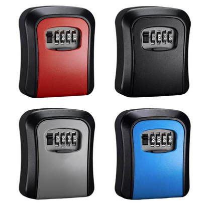 Boîte à Clés Murale avec Code – Coffre Sécurisé à Combinaison 4 Chiffres