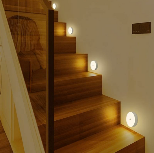 Lampe LED sans fil détecteur mouvement veilleuse automatique éclairage pratique chambre placard escalier