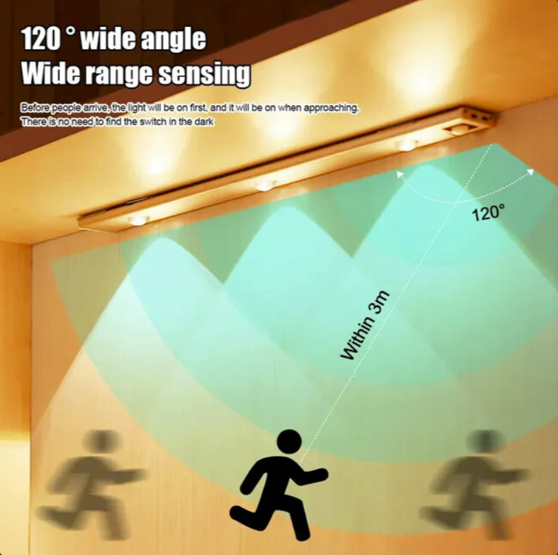 Lampe LED Rechargeable avec Capteur de Mouvement – 60 cm