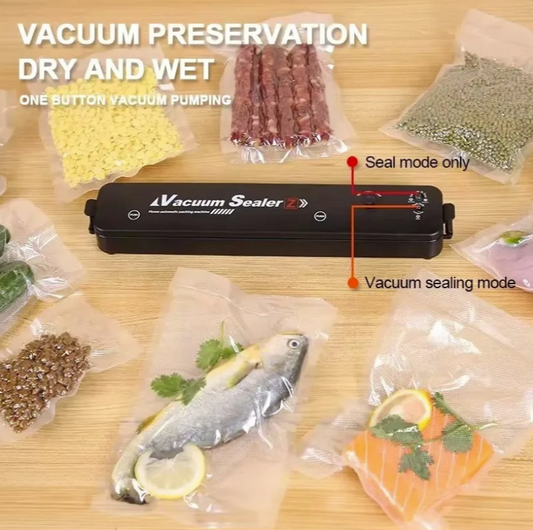 Machine de Mise Sous Vide + Sacs Offerts – Conservez Vos Aliments Plus Longtemps