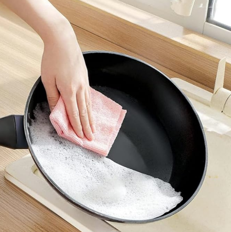 Boîte de 10 serviettes microfibre réutilisables – 20 x 20 cm