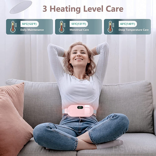 Ceinture chauffant massante pour soulagement douleurs des régles