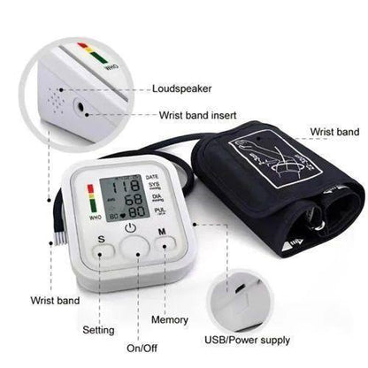 Electronic blood pressure monitor