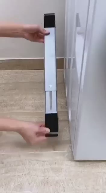 Support à roulettes extensible et réglable pour appareils électroménagers, base de chariot mobile avec télescopique, base de machine à laver pour réfrigérateurs