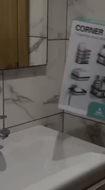 Étagère de Douche – Rangement Élégant Sans Perçage